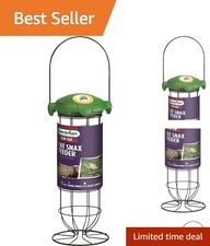 Image of Flip Top Fat Snax Bird Feeder - Weatherproof, Easy-Fill Wildlife Snack Station