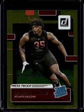 DeAngelo Malone 2022 Panini Donruss Gold Press Proof /50 #386