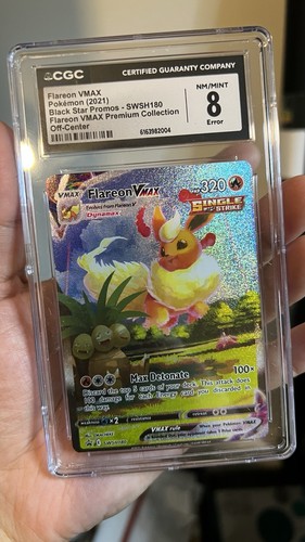 Flareon VMAX graded CGC 8 for sale on eBay