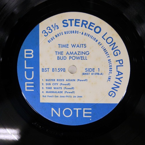 BUD POWELL TIME WAITS BLUE NOTE BST81598 US LP - Picture 2 of 2