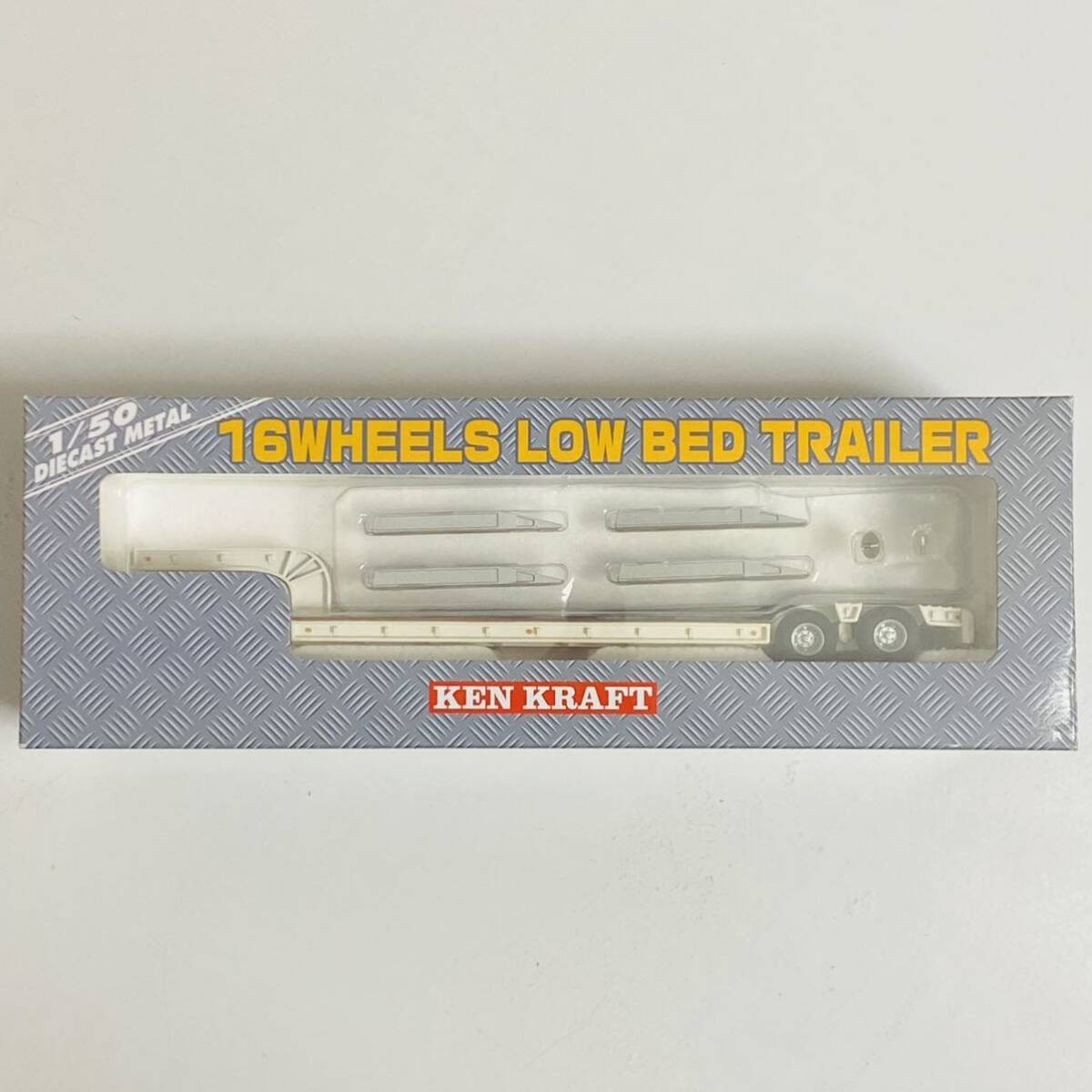 【25%OFF】 KRAFT KEN item Used Ken BED LOW 16WHEELS Scale 50 1 Craft 建設車両、作業車