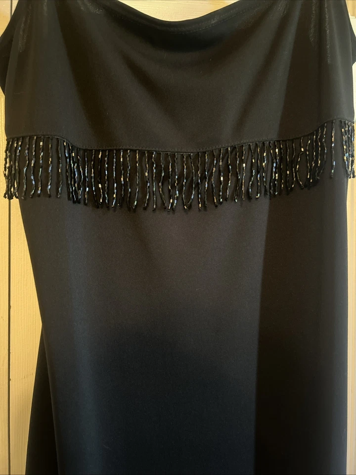 Vestido Negro Formal De Colección Años 90 All That Jazz Negro A Chorus Line Company 12 = M-L Foto 2 de 4