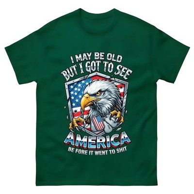 I-May-Be-Old-See-America-Before-It-Went-to-Shit-Eagle-T-Shirt