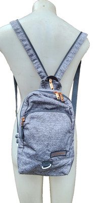 Adidas Essentials Crossbody Sling Graytone Bag Bsckpack With Rosegold Zippers
