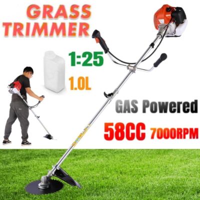 58CC Gas String Trimmer 4-in-1 2Cycle Brush Cutter Straight Shaft Weed Eater