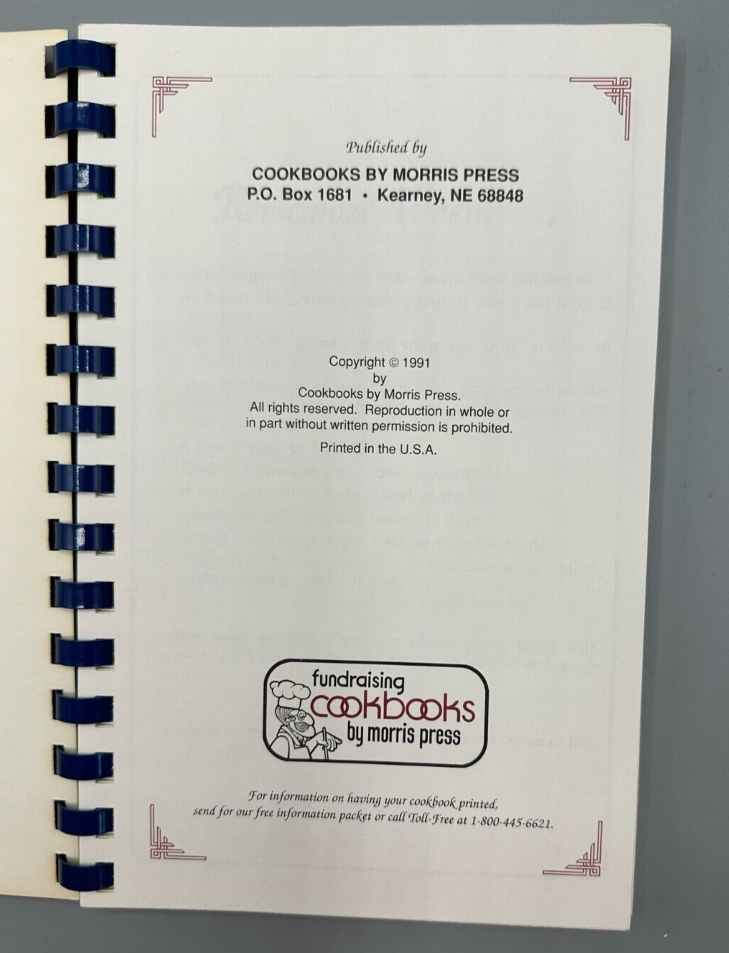 Vintage 1991 Midwest Covenant Home Cookbook Stromsburg, Nebraska