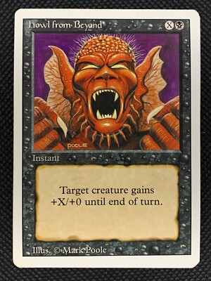 MTG / Magic: The Gathering - 3rd Edition Revised - howl from Beyond ...