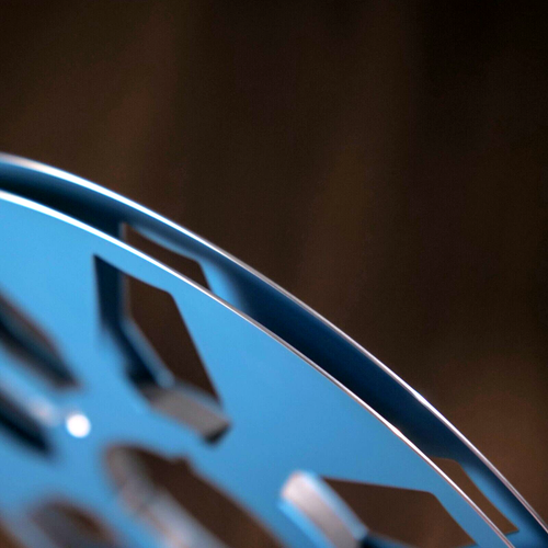 2X Standard 10.5" Aluminum Blue Take Up Reels For Reel To Reel Tape Recorders - Picture 3 of 6