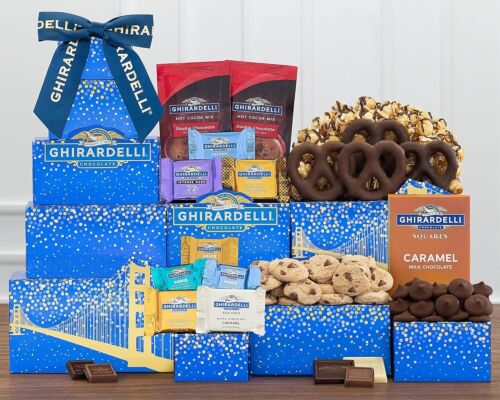 The Ghirardelli Chocolate Gift Tower by Wine Country Gift Baskets - Picture 13 of 16