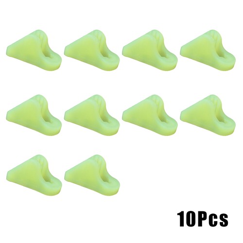 10Pcs Outdoor Camping Awning Anti-slip Triangle Tent Rope Buckles Luminous - Picture 13 of 13
