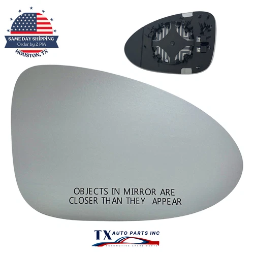Passenger Side Mirror Glass for 2015-2023 Porsche Macan (95B) Heated Right Side