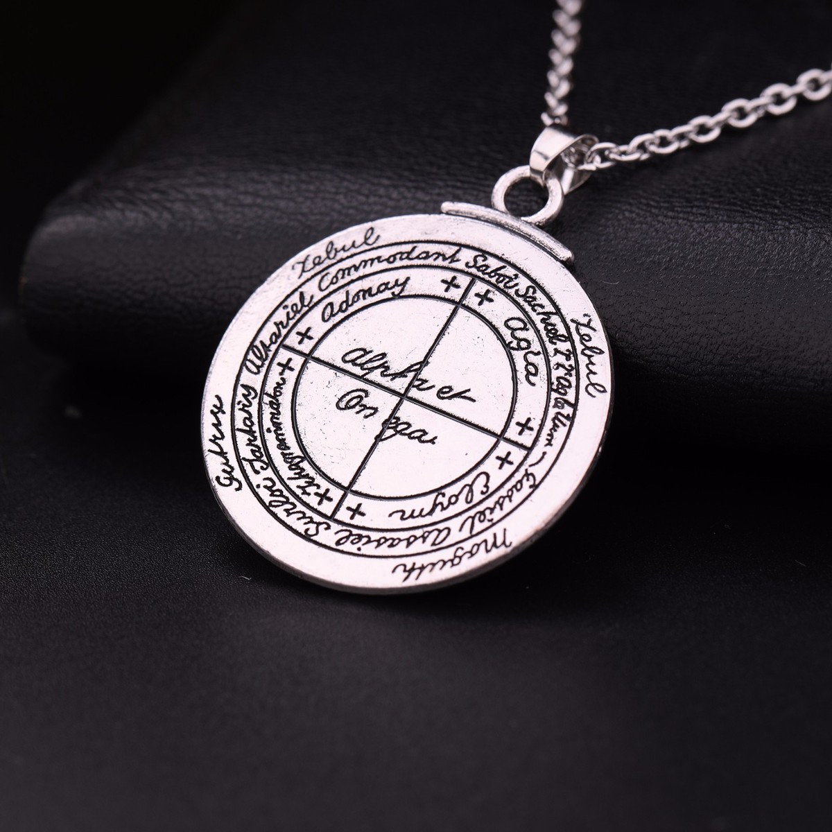 Ancient Talisman for Good Luck Pendant key of Solomon Hermetic Kabbalah  Necklace