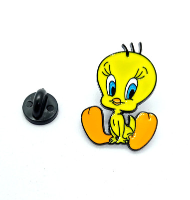 TWEETY BIRD PIN Warner Bros Looney Tunes Classic Cartoon Toon Gift Enamel Brooch