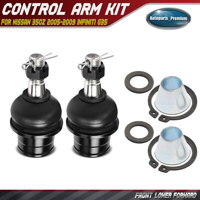 2Pcs Front Lower Forward Ball Joints Kit for Nissan 350Z 2005-2009 INFINITI G35