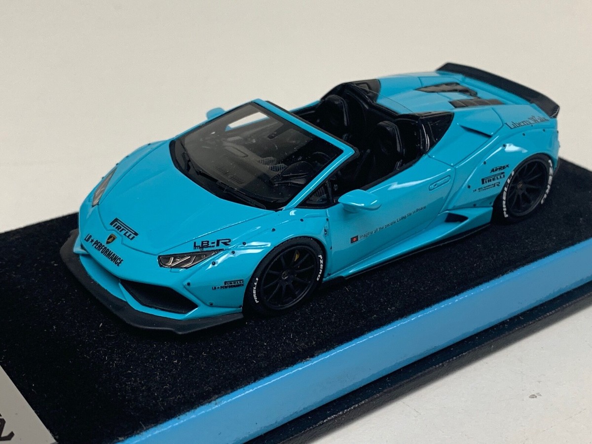 1/43 Looksmart Lamborghini Huracan LB Spyder Baby Blue Performance