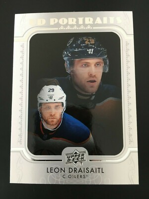 2019-20 Upper Deck UD Portraits P-32 Leon Draisaitl