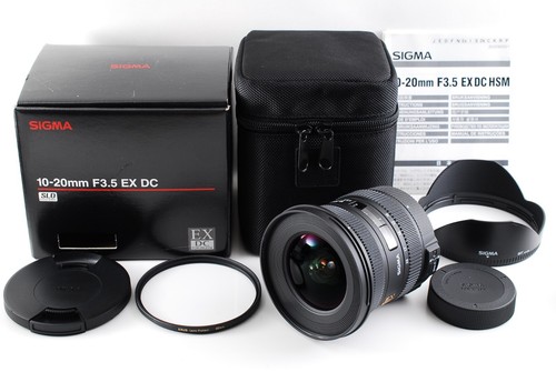 "Near Mint" Sigma 10-20mm f/3.5 EX DC HSM Lens For Nikon F from Japan #3271