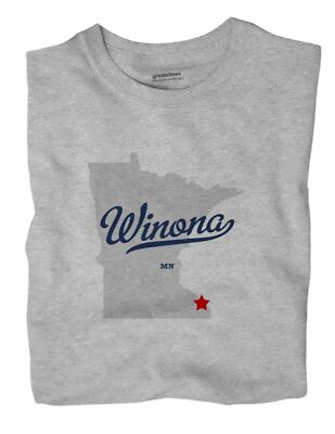 Winona Minnesota MN Minn T-Shirt MAP