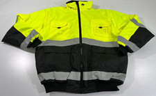 NEW XL 2W HIGH VIS YELLOW REVERSIBLE BOMBER JACKET 350C-3 XL REGULAR