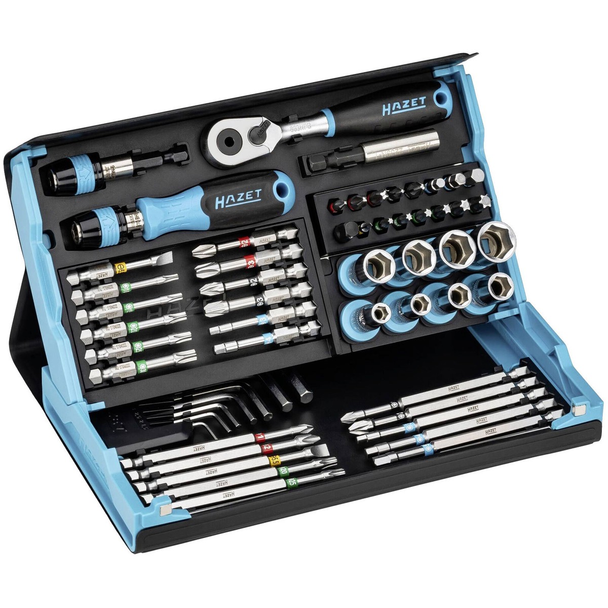 Hazet 2200SC-32 Bit Set 59-piece Compact Folding Made in Germany