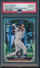PSA 10 KENNI GOMEZ 1st 2023 Bowman Chrome LUNAR GLOW REFRACTOR RC GEM MINT