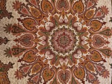 Roeckl Tuch Wild-Paisley  elegant in erdfarben 140 x 140 cm, Neu mit  Etikett