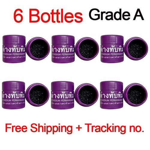 6 X Potassium Permanganate Purple scales Disinfect Aquarium (Dang-Tam-Tim) 10g - 第 1/6 張圖片