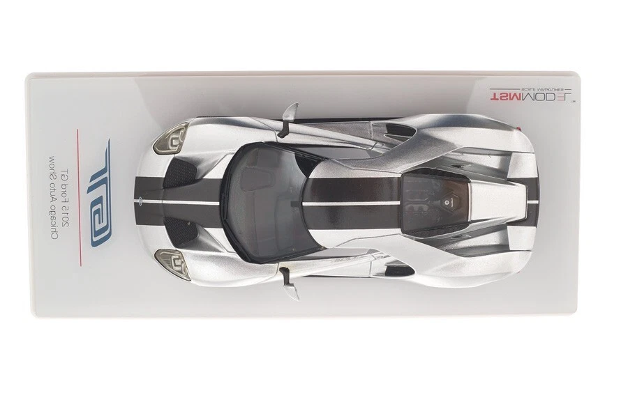 Ford GT Chicago Auto Show 2015 Argento TSM 1:43 TSM164342 DIFETTOSO - Immagine 2 di 4