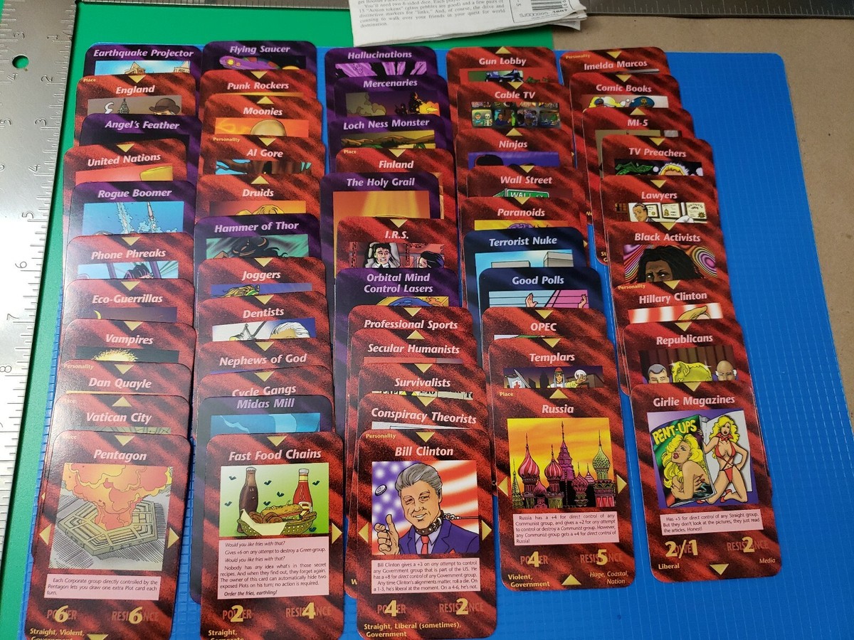 NWO Illuminati Card Game Unlimited Edition Starter Set 110 Cards