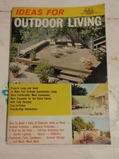 Vintage A Topical Book: Ideas for Outdoor Living, Garden Lighting, Fences 1963