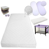 Breathable Quilted Waterproof Foam Cot Bed Mattress All Sizes