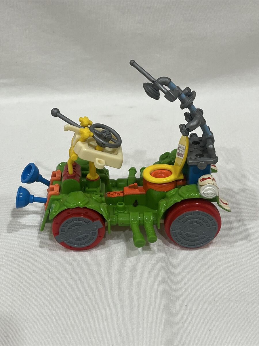 Q- Vintage Teenage Mutant Ninja Turtles Toilet Taxi Vehicle Q- Vintage Teenage Mutant Ninja Turtles Toilet Taxi Vehicle
