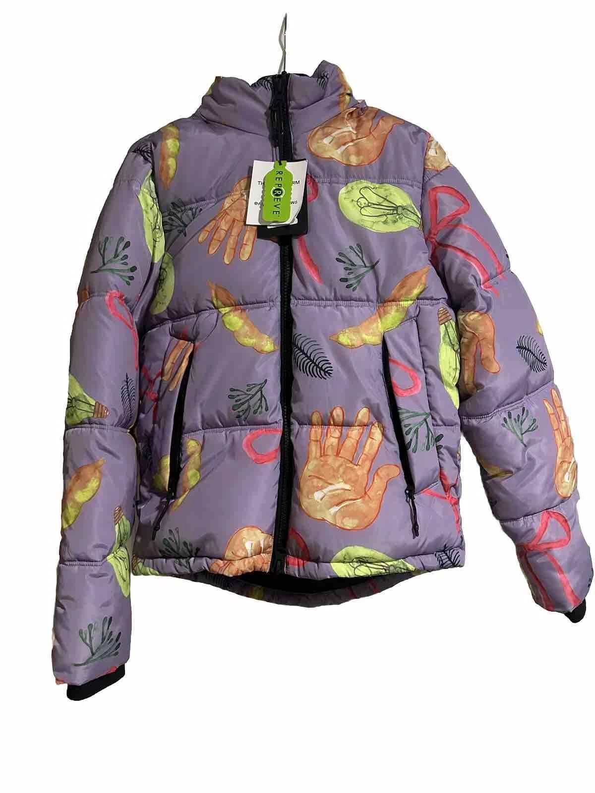 Hooded Puffer Squid Purple coat