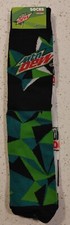 Men's Socks Mountain Dew 2-pk Mtn Dew Crew Socks Unisex Men 6-10 Women 5-10