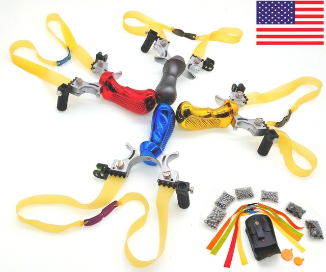 Powerful Slingshot High Precision Flat Laser Aiming Outdoor Hunting