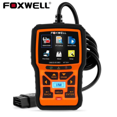 ORIGINAL FOXWELL NT301 OBD2 Diagnosegerät Auto Scanner Fehler Auslesegerät OVP