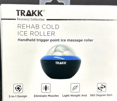 TRAKK Rehab Cold Ice Trigger Point Massage Roller Model TR-CRYOBALL-100 NEW