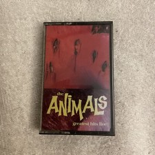 The Animals Greatest Hits LIVE 10 track 1984 Vintage CASSETTE TAPE OOP Rock