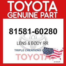 Genuine Toyota Lens & Body Rr 81581-60280 OEM 8158160280