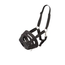 Nylon Easy Breathe Grazing Muzzle and adjustable halter for Horse XS - XL