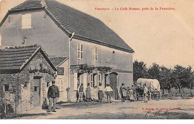 54 .Nr. 108583 . vaucourt . le cafe romac near de la frontiere. Gesamtansicht