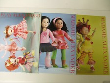 LOT OF 3 MADAME ALEXANDER PREVIEW DOLL CATALOGS 2008 2009 2010 NEW