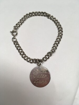 Automatisiertes Sterlingsilber Bettelarmband 6-3/4 Zoll