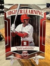 2023 Panini Elite Extra Edition - Higher Learning #HL-11 Gino Groover RC 🔥📈