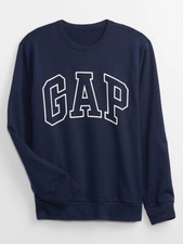  40 GAP Men's Logo Sweatshirt Size S M L XL XXL, NWT Color Black / Navy / White