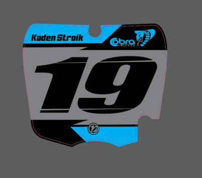 COBRA 2010 - 2017 CX 50 SR KING FRONT NUMBER PLATE