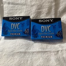 Premium set of 2 NEW SONY DVC 60LP:90 Digital Video Cassette Made in Japan