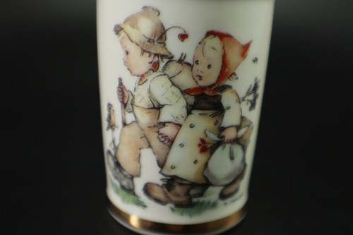 MI Hummel Spice Jar CHIVES 24K Gold Trim Empty 1987 w/ Recipe Card Vintage - Picture 5 of 12