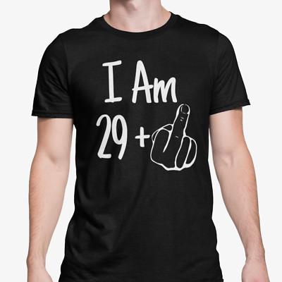 Geburtstag T-Shirt 30. Mittelfinger schwören unhöflich dreißig Geschenk 29 plus eins