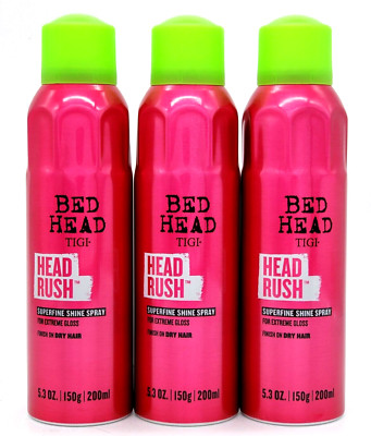 TIGI Bedhead Headrush Shine Spray 5.3 oz - ''Set of 3''
